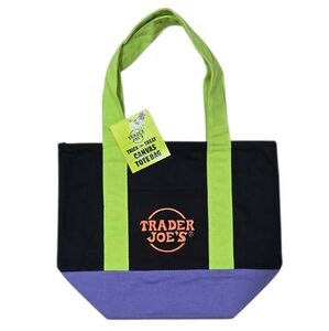 NEW Trader Joe's Halloween Limited Edition Canvas Mini Tote 2025